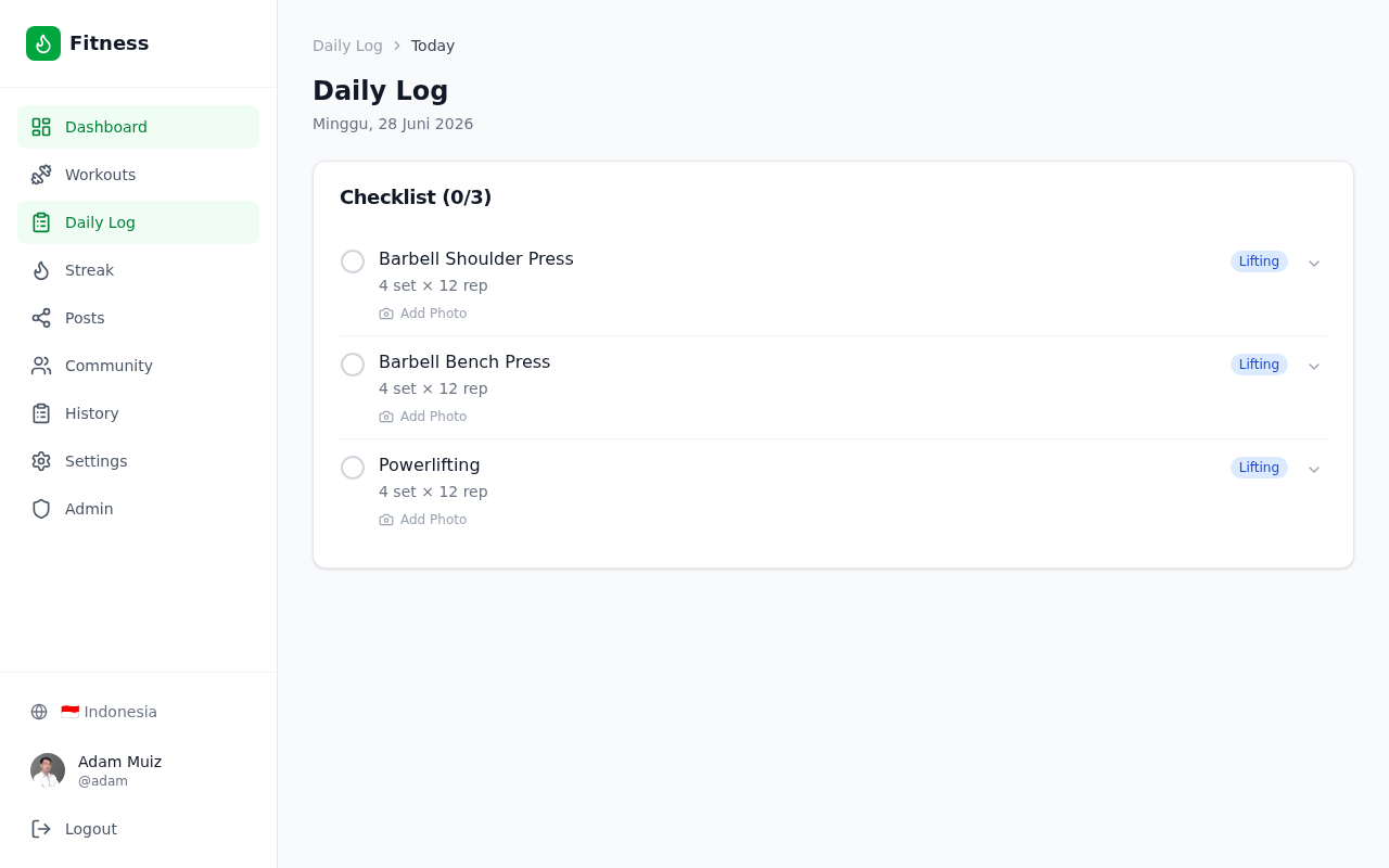 Daily Log